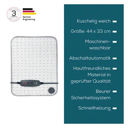 BEURER Heizkissen HK 43 Supercosy, 44 x 33 cm