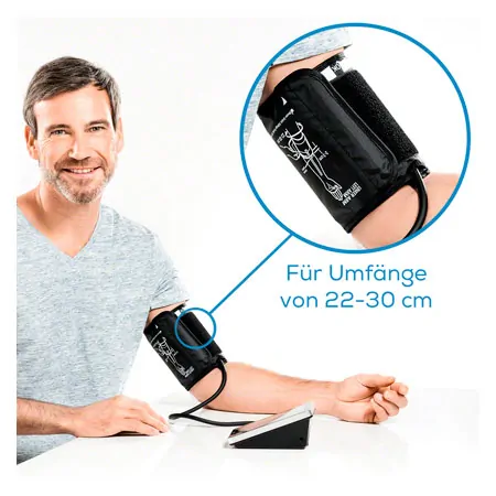 BEURER Messgerte-Set, 2-tlg., Oberarm-Blutdruckmessgert BM 58 + Fingerpulsoximeter PO 45