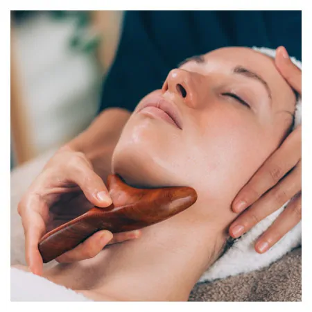 Wellness-Massagehilfe aus Holz
