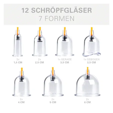 Schrpfglas-Set mit Vakuumpumpe, 14-tlg.