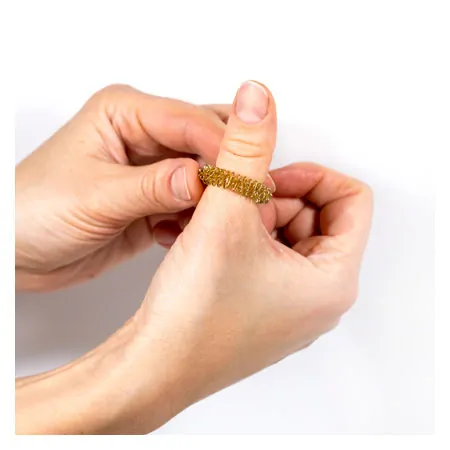 Finger-Massageringe-Set, 5-tlg., gold