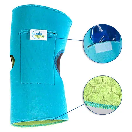 cool & move Kniebandage Gr. M, inkl. 2 Kompressen, 8x13 cm