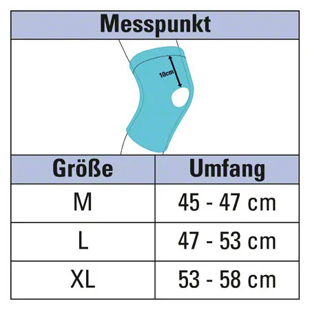 cool & move Kniebandage Gr. M, inkl. 2 Kompressen, 8x13 cm