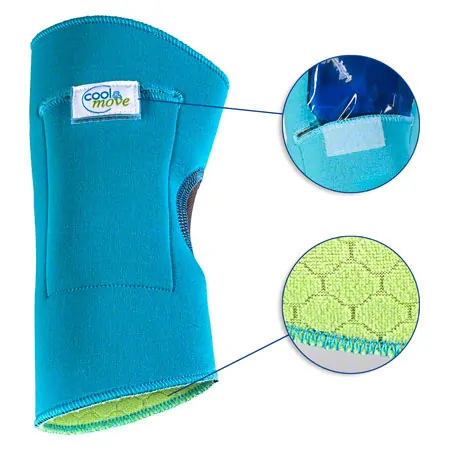 cool & move Ellenbogenbandage Gr. L, inkl. 2 Kompressen, 8x13 cm