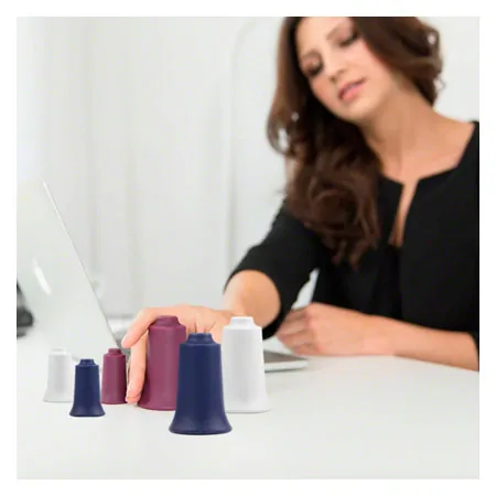 BellaBambi original trio + mini trio Faszien Cup Set, 6-tlg., wei, orchidee, blau