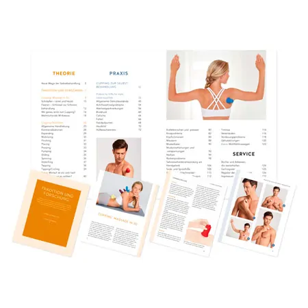 BellaBambi� original trio Faszien Cup-Set, inkl. Buch Cupping - Die neue Methode zum L�sen der Faszien, 4-tlg.