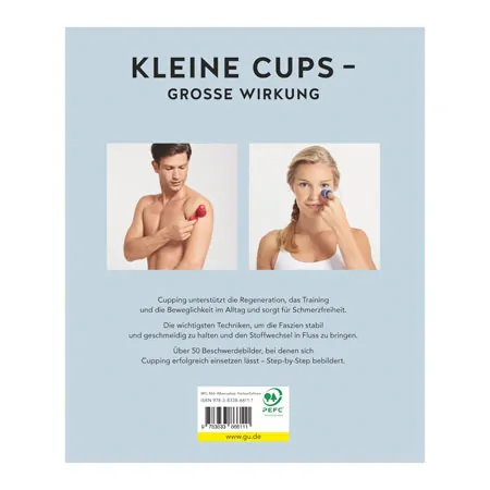 BellaBambi� mini trio Faszien Cup-Set, inkl. Buch Cupping - die neue Methode zum L�sen der Faszien, 4-tlg., K�hlfarben
