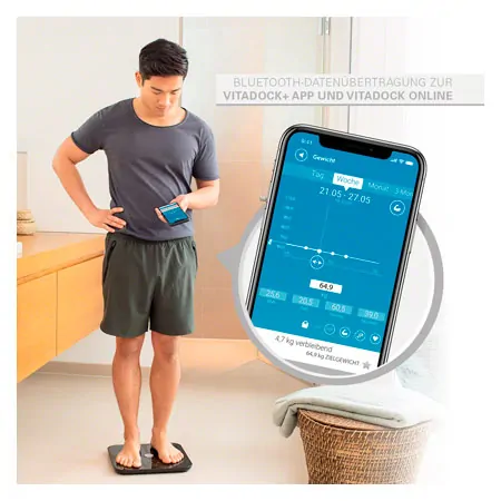 Medisana Krperanalysewaage BS 650 Connect mit WiFi und Bluetooth