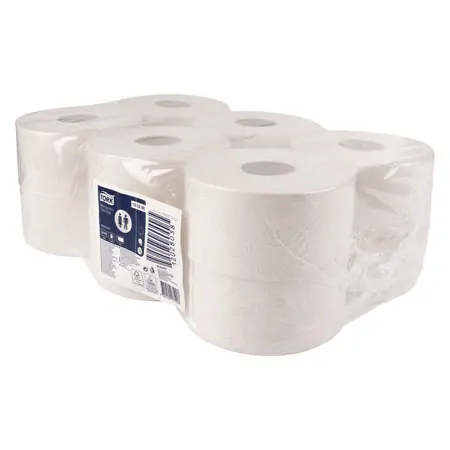 Tork Toilettenpapier Mini Jumbo T2, 2-lagig, 12 Rollen a 170 m