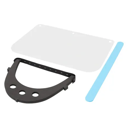 Faceshield mit Gummibund, weiche Stirnauflage