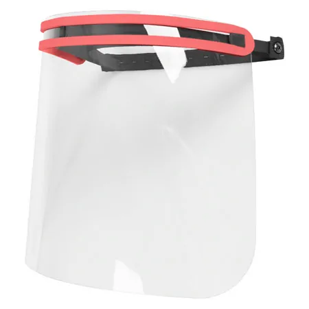 Faceshield mit Gummibund, weiche Stirnauflage