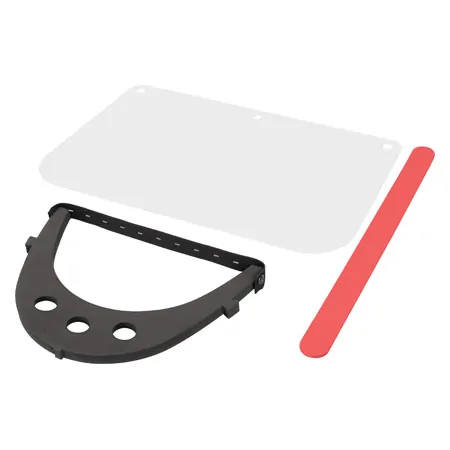 Faceshield mit Gummibund, weiche Stirnauflage