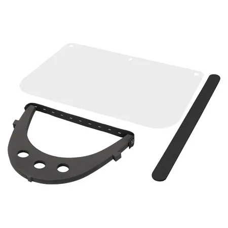 Faceshield mit Gummibund, weiche Stirnauflage