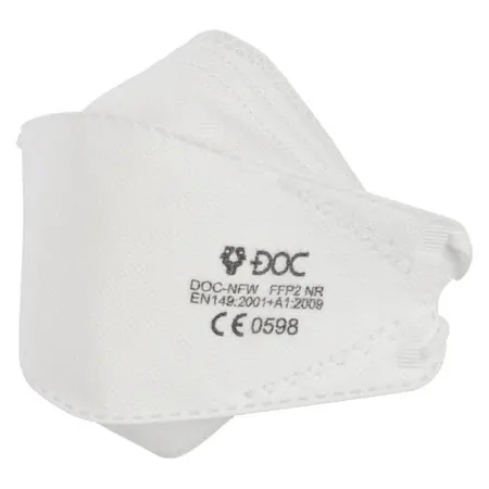 DOC FFP2 Schutzmaske mit Elastikband, 25 Stck