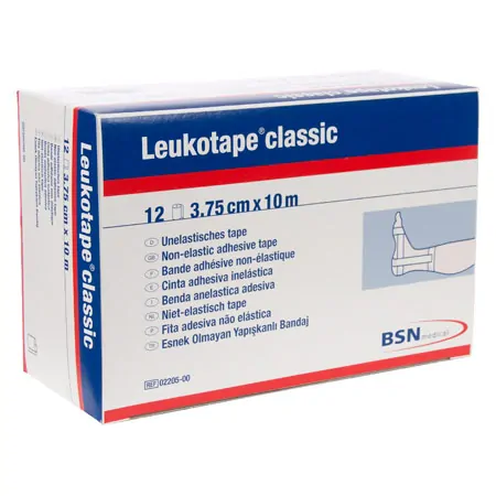 Leukotape Classic, 10 m x 3,75 cm, wei, 12 Stck