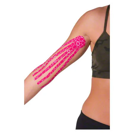 Thera-Band Kinesiology Tape XactStretch, 5 m x 5 cm, rot/schwarz