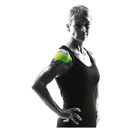 Thera-Band Kinesiology Tape XactStretch, 5 m x 5 cm, grn/gelb