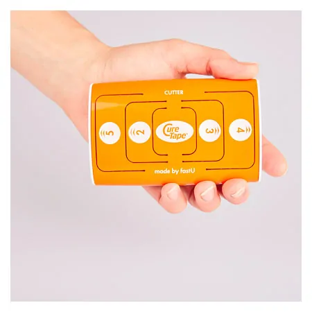 CureTape Set, 7-tlg., Cutter + 6 Rollen CureTape Classic, LxB 5 m x 5 cm