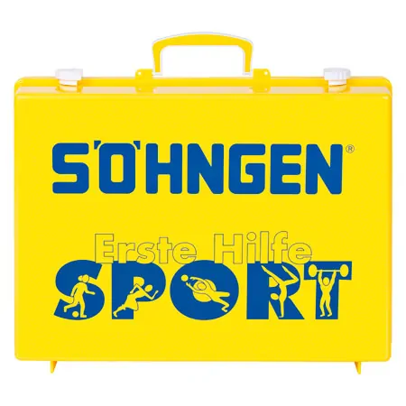 Erste-Hilfe-Koffer Multisport nach DIN 13157, inkl. Wandhalterung