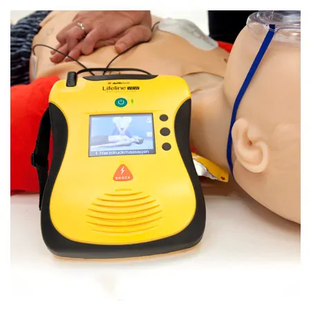 Defibtech Defibrillator Lifeline VIEW AED mit Display, Halbautomat