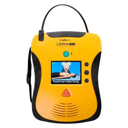 Defibtech Defibrillator Lifeline VIEW AED mit Display, Halbautomat