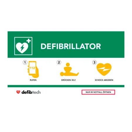 Defibtech Lifeline Schutzschrank Set, 3-tlg., fr AED + AED View