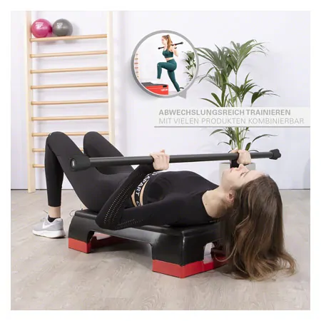 Sport-Tec Gewichtsstange 10 kg, schwarz