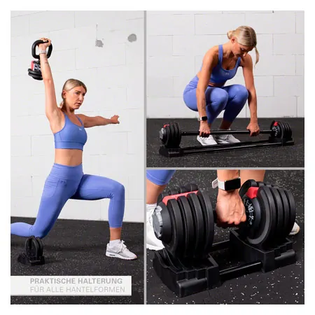 Sport-Tec 3-in-1 Multi Hantel-Set 1-19 kg