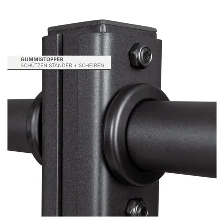 Sport-Tec Bumper Plate Rack fr Olympia Scheiben + Stangen L x B x H 73,5 x 62,5 x 118,5 cm