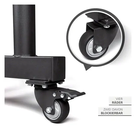 Sport-Tec Bumper Plate Rack fr Olympia Scheiben + Stangen L x B x H 73,5 x 62,5 x 118,5 cm