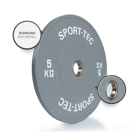 Hantelscheibe Olympia Bumper Plate, 50 mm, 5 kg,
