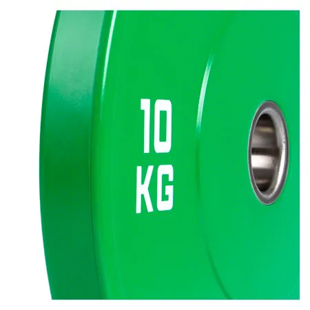 Hantelscheibe Olympia Bumper Plate, 50 mm, 10 kg,
