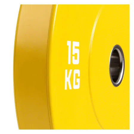 Hantelscheibe Olympia Bumper Plate, 50 mm, 15 kg,