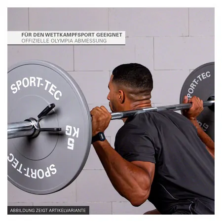 Hantelscheibe Olympia Bumper Plate, 50 mm, 20 kg,
