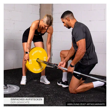 Hantelscheibe Olympia Bumper Plate, 50 mm, 20 kg,