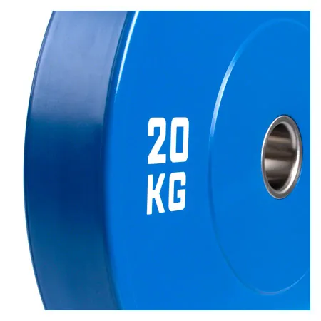 Hantelscheibe Olympia Bumper Plate, 50 mm, 20 kg,