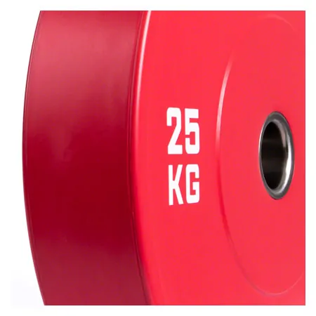 Hantelscheibe Olympia Bumper Plate, 50 mm, 25 kg