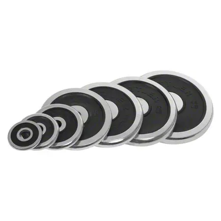 KETTLER Hantelscheibe Chrom/Gummi, 1,25 kg, Paar