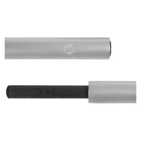 Gymstick inkl. Tragetasche, extra stark, silber