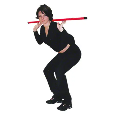 Gewichtsstange Fit Bar, 3 kg,  2,8 cm x 120 cm, rot