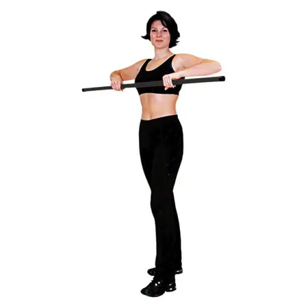 Gewichtsstange Fit Bar, 5 kg,  2,8 cm x 120 cm, schwarz