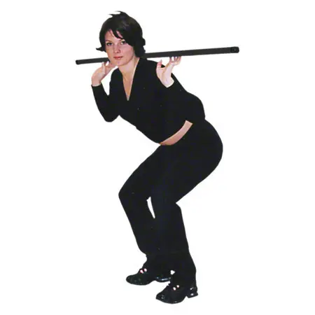 Gewichtsstange Fit Bar, 5 kg,  2,8 cm x 120 cm, schwarz