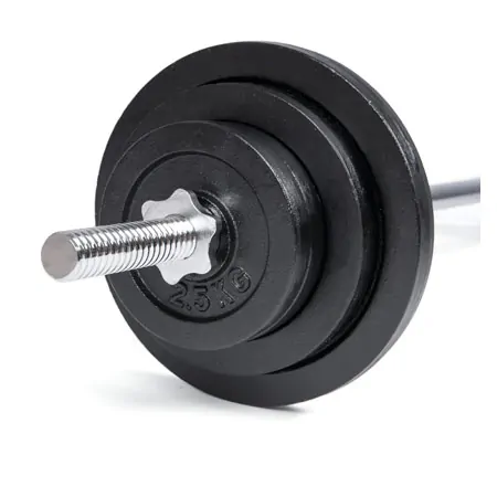 Langhantel-Set, 50 kg, 9-tlg.