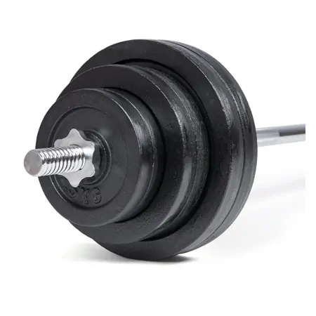 Langhantel-Set, 80 kg, 13-tlg.