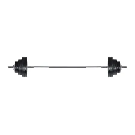 Langhantel-Set, 80 kg, 13-tlg.