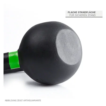 Sport-Tec Kettlebell Powdercoated, 24 kg, schwarz/blau