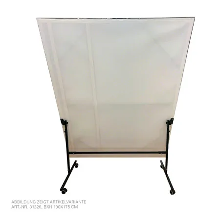 Leichtspiegel, BxH 150 x 200 cm, fahrbar und schwenkbar