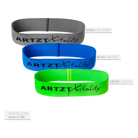ARTZT vitality Loop Band-Set: 3-tlg. leicht, mittel, schwer