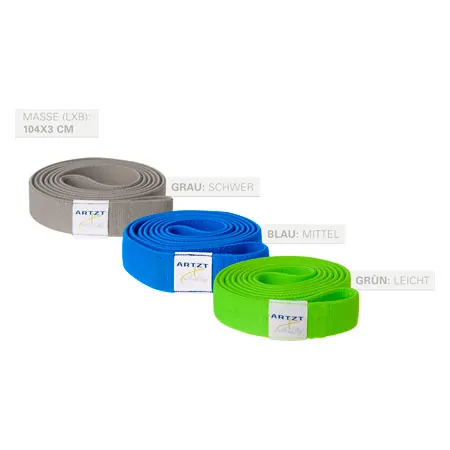 ARTZT vitality Super Band Textil, schwer, grau