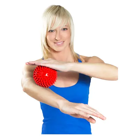 ARTZT vitality Massage-Ball mit Ventil,  9 cm, rot, 2 Stck